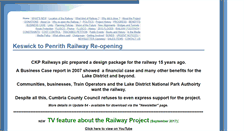 Desktop Screenshot of keswickrailway.com